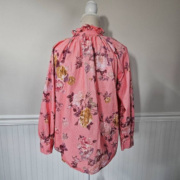 Loveshackfancy Corduroy Willow Top in Charleston Pink Size Small - Picture 2 of 7